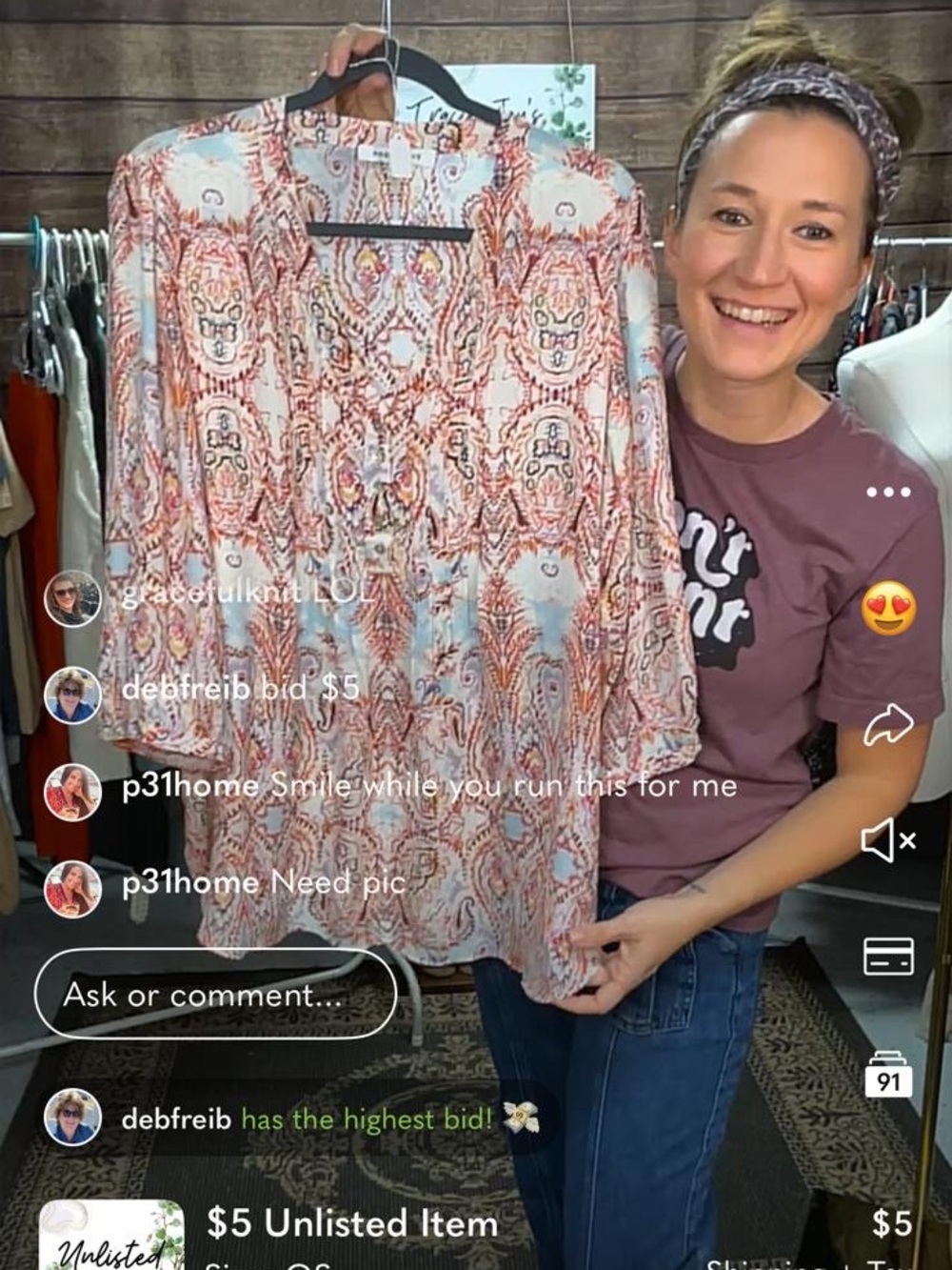 TRACIE IS LIVE NOW! Womens XS-2X Plus Jeans and Boots! 50% off closet! - Picture 2 of 11